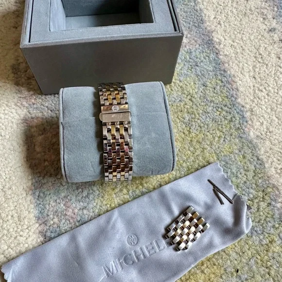 Michele Gold and Silver Watch - Picture 3 of 5